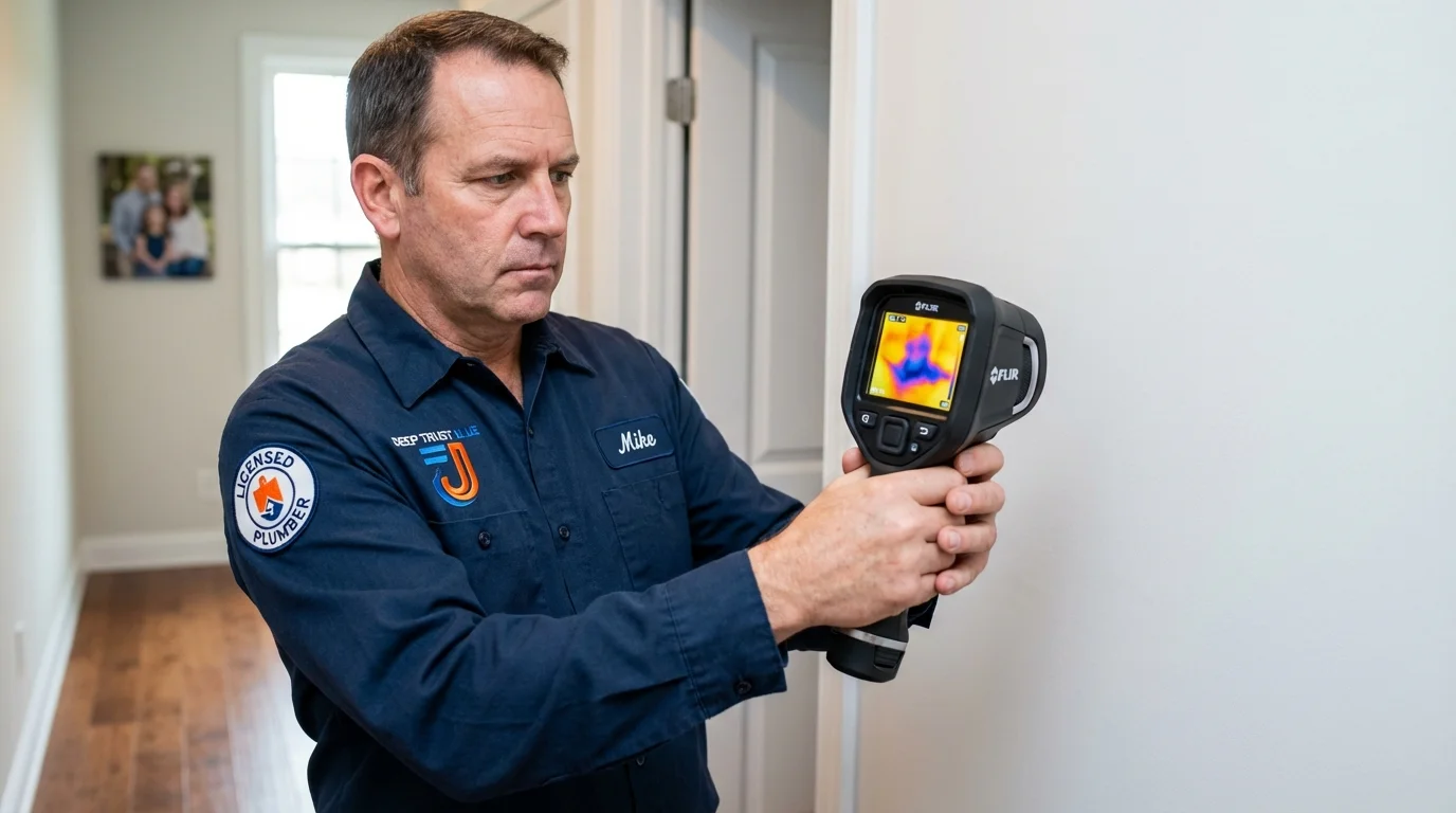 Thermal imaging leak detection by Johns Plumbing LLC in Port Barre